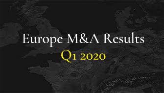 Europe M&A Results Q1 2020